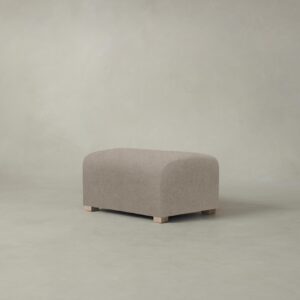The Lenox Ottoman - Merino Wheat