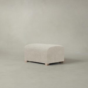 The Lenox Ottoman - Performance Mélange Weave Shell