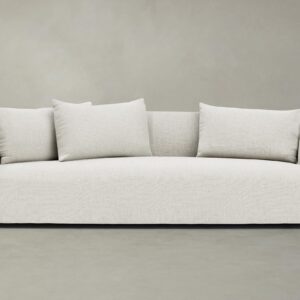 The Lenox Sofa - Heritage Belgian Linen Egret
