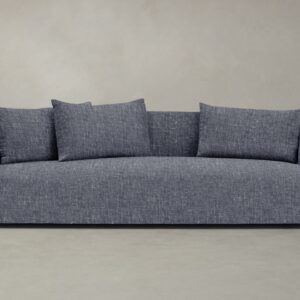 The Lenox Sofa - Heritage Belgian Linen Lake
