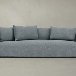 The Lenox Sofa - Performance Mélange Weave Aegean