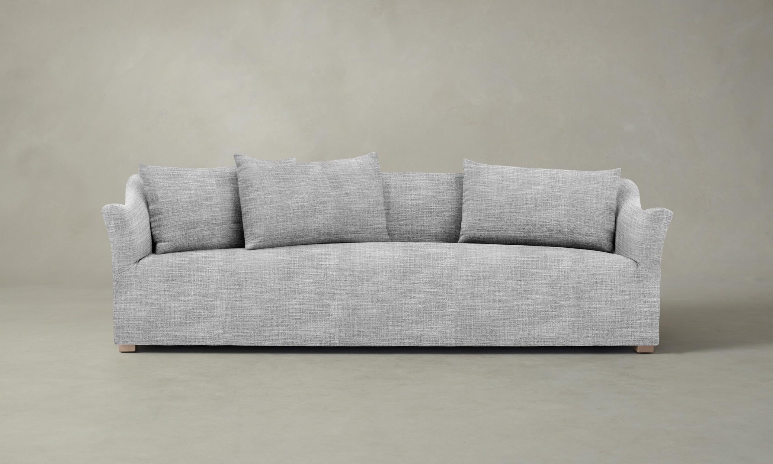The Lenox Sofa - Performance Textured Tweed Alpine
