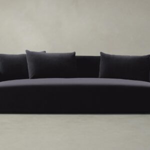 The Lenox Sofa - Performance Velvet Flannel