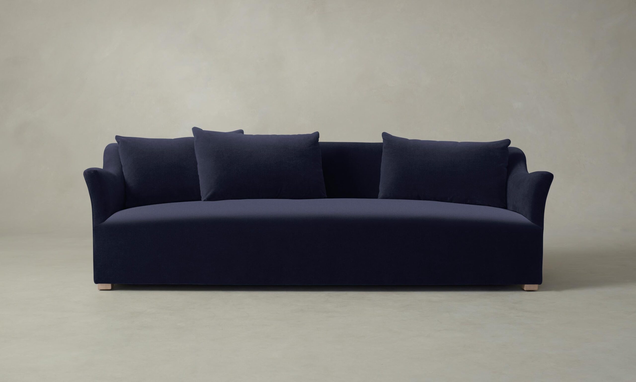 The Lenox Sofa - Performance Velvet Midnight
