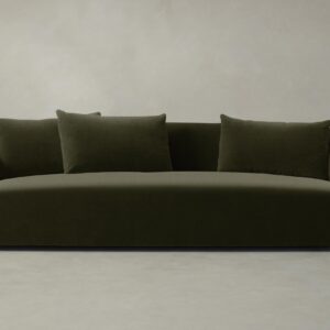The Lenox Sofa - Performance Velvet Olive