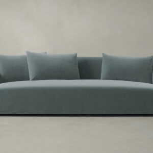 The Lenox Sofa - Performance Velvet Seafoam