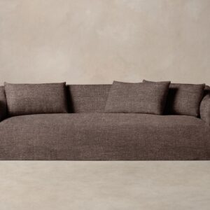 The Leonard Sofa - Heritage Belgian Linen Carob