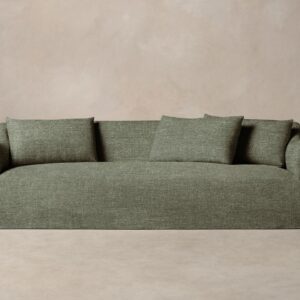 The Leonard Sofa - Heritage Belgian Linen Thyme
