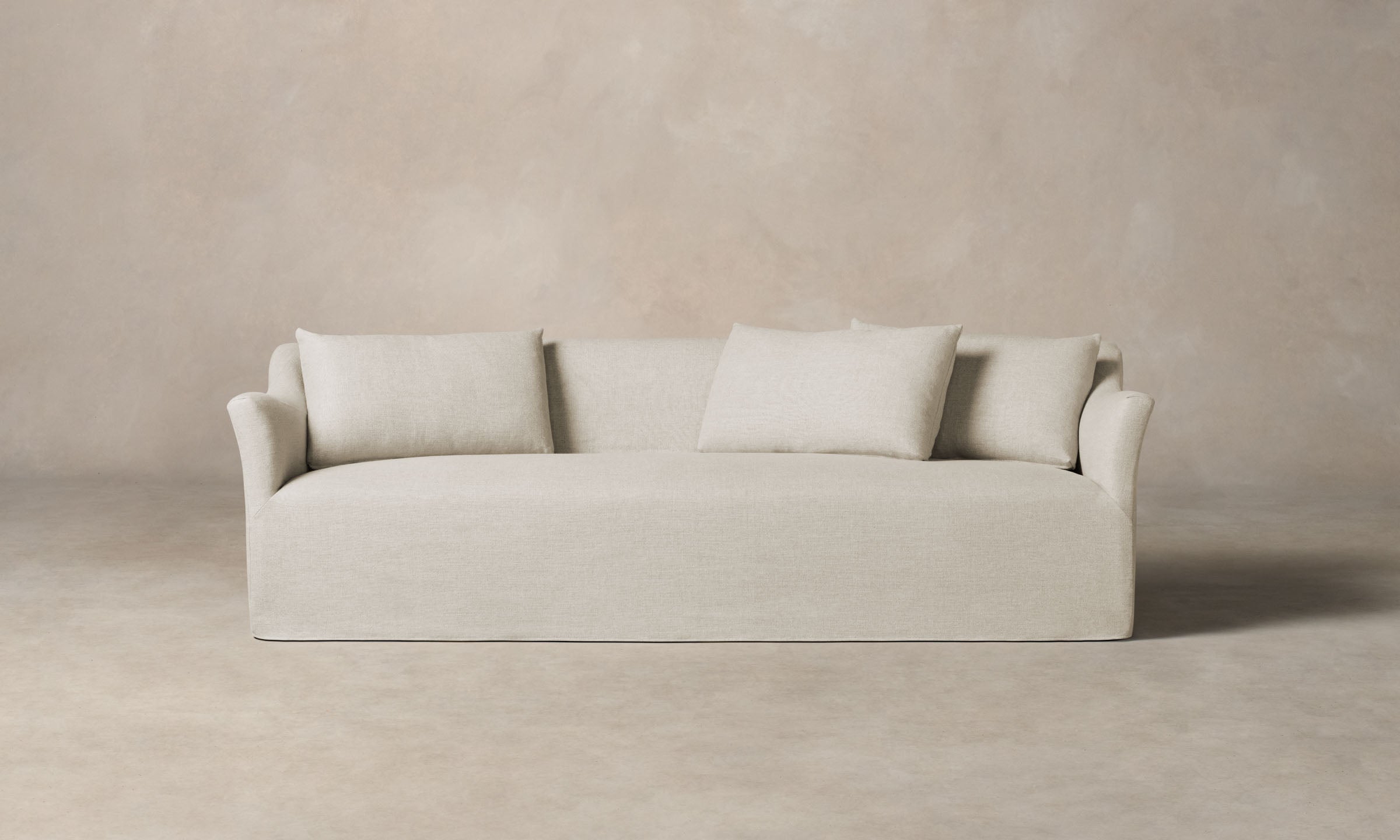 The Leonard Sofa - Heritage Belgian Linen Alder