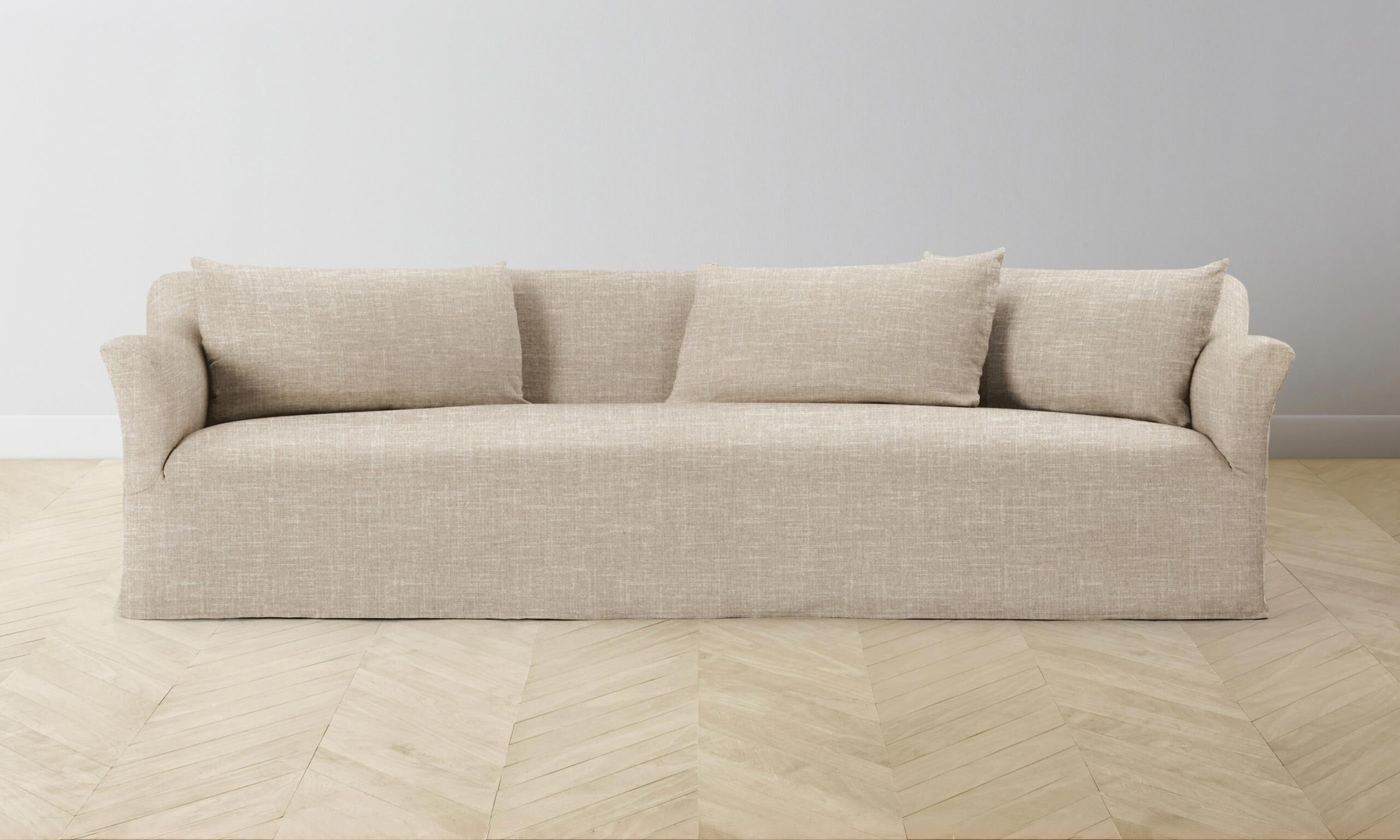 The Leonard Sofa - Performance Woven Chenille Desert