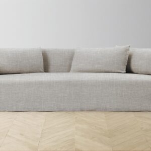 The Leonard Sofa - Performance Woven Chenille Steel