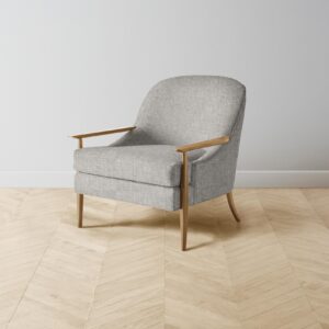 The Leroy Chair - Heritage Belgian Linen Agate