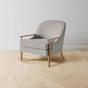 The Leroy Chair - Italian Bouclé Fossil