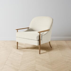 The Leroy Chair - Italian Bouclé White