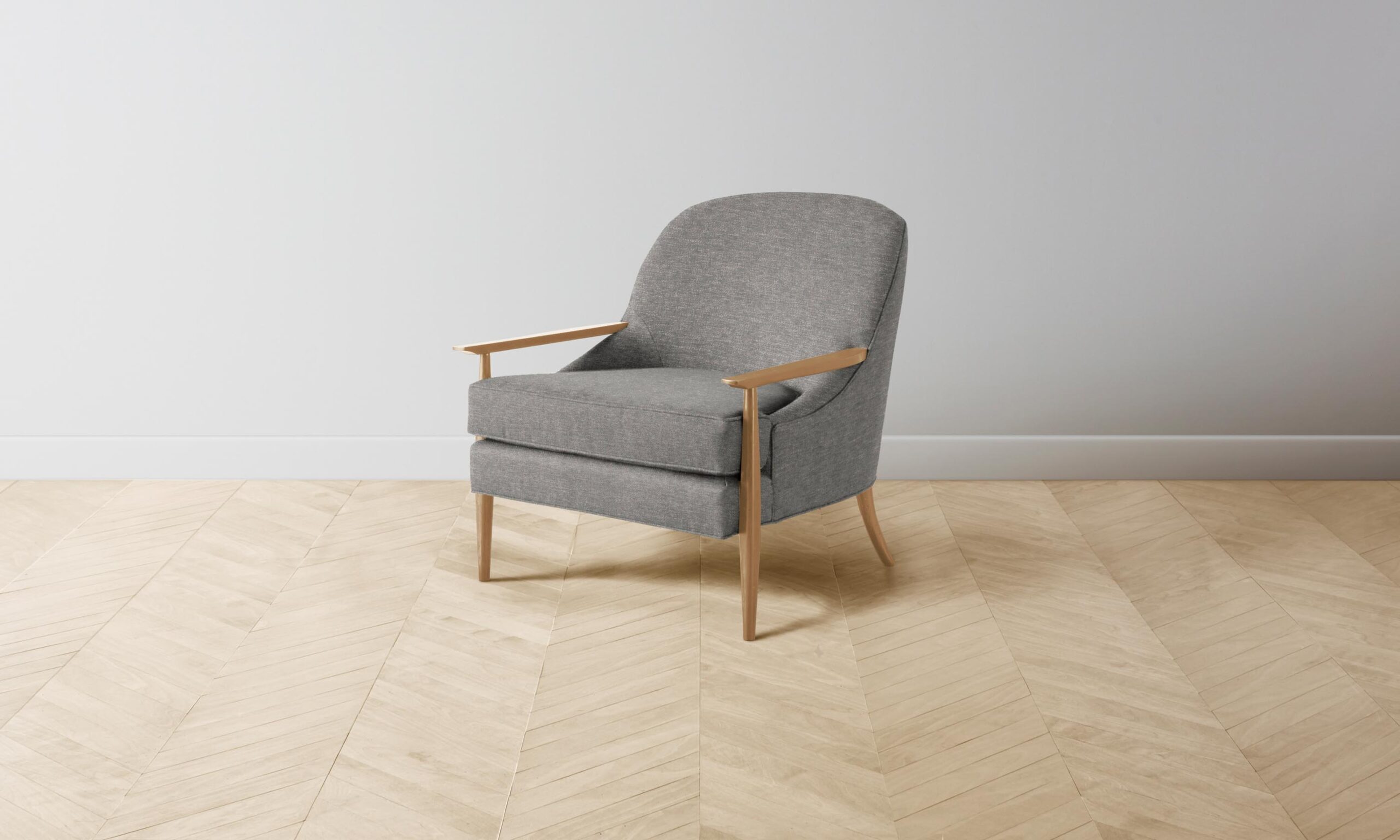 The Leroy Chair - Merino Granite