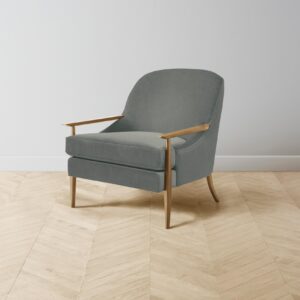 leroy-chair_mohair-fog_pecan-ash2.0.jpg The Leroy Chair - Mohair Fog