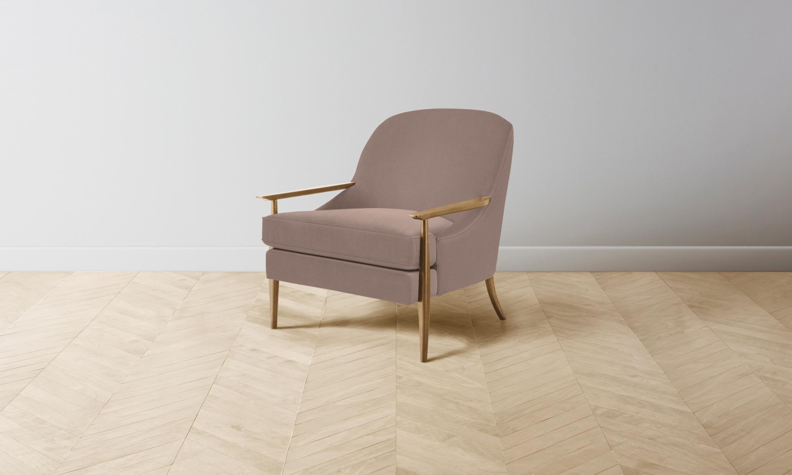 The Leroy Chair - Mohair Peony