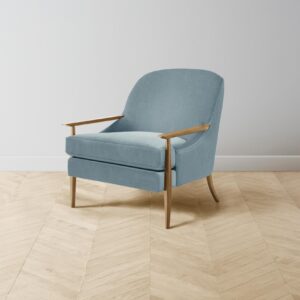 leroy-chair_mohair-slate-blue_pecan-ash2.0.jpg The Leroy Chair - Mohair Slate Blue