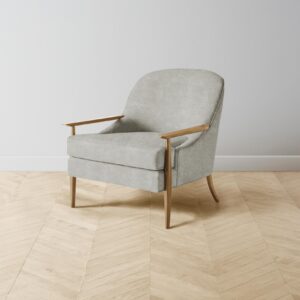The Leroy Chair - Performance Mélange Weave Flint