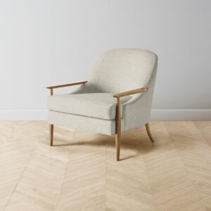 The Leroy Chair - Performance Stonewashed Linen Dew