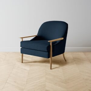 The Leroy Chair - Performance Linen Weave Bay