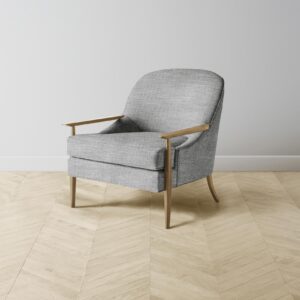The Leroy Chair - Performance Textured Tweed Alpine