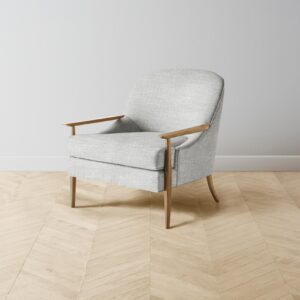 The Leroy Chair - Performance Textured Tweed Dove