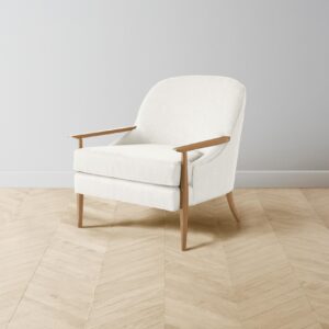The Leroy Chair - Performance Tweed Salt