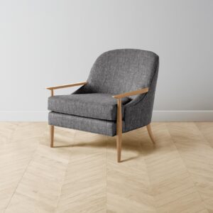 The Leroy Chair - Performance Tweed Smoke