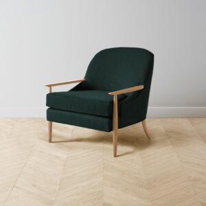 The Leroy Chair - Performance Velvet Emerald
