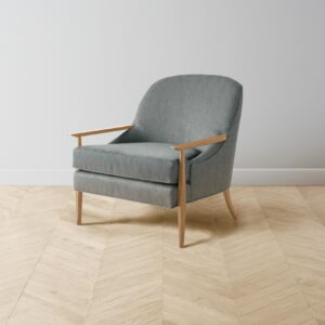 The Leroy Chair - Performance Velvet Seafoam