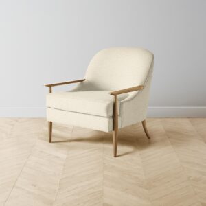 The Leroy Chair - Performance Woven Chenille Desert