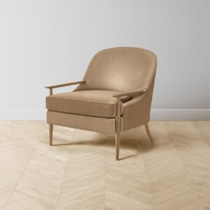 The Leroy Chair - Tuscan Leather Camel