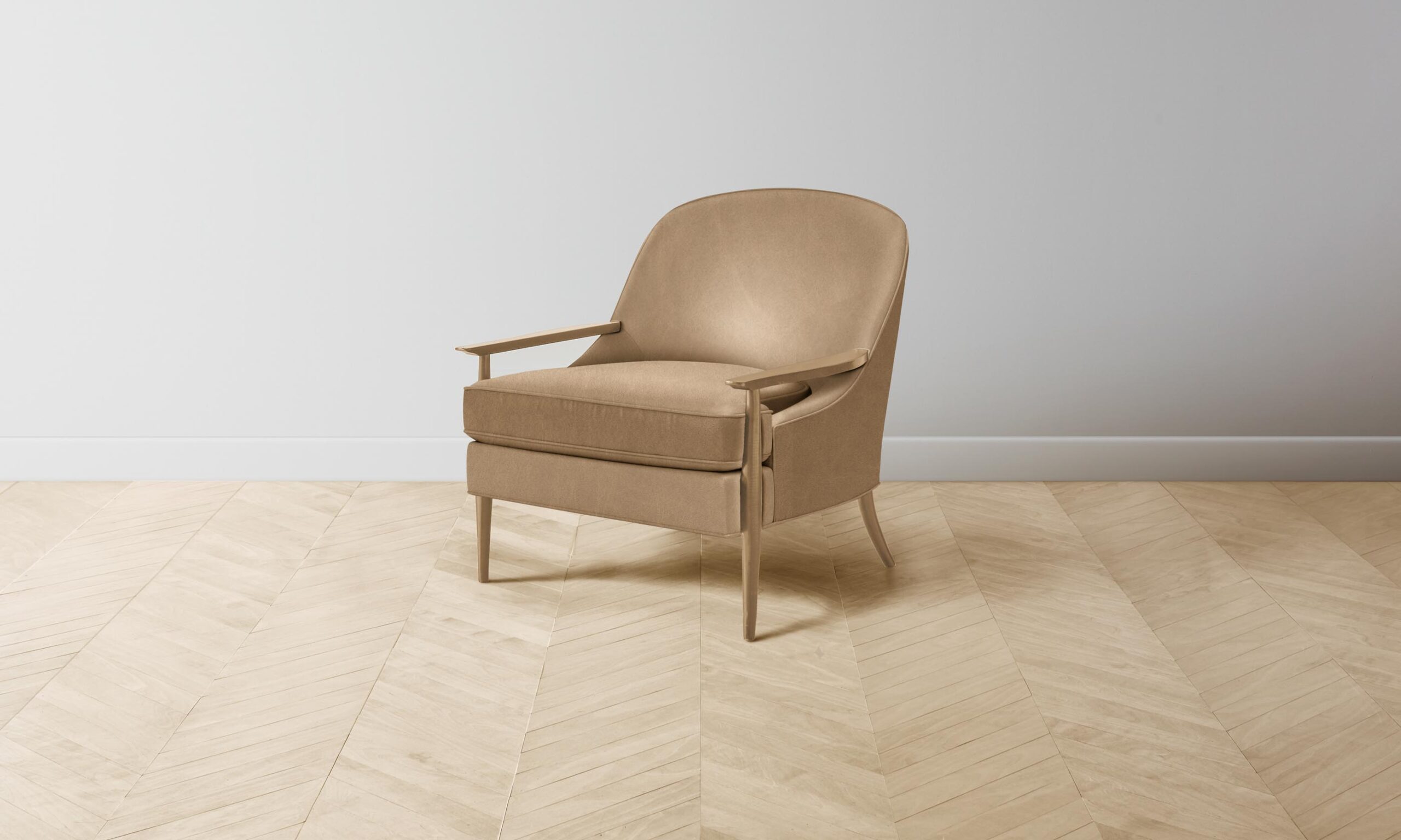 The Leroy Chair - Tuscan Leather Camel
