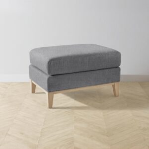 The Ludlow Ottoman - Italian Bouclé Waterfall