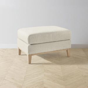 The Ludlow Ottoman - Italian Bouclé White