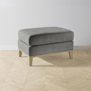 The Ludlow Ottoman - Merino Granite