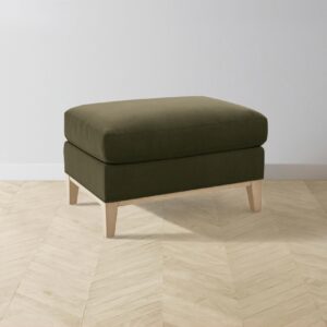The Ludlow Ottoman - Mohair Moss