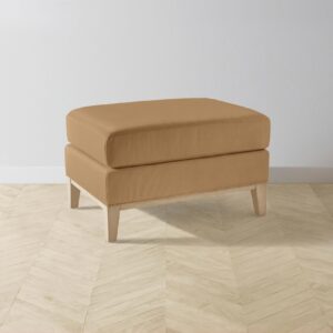 ludlow-ottoman_pebbled-leather-latte_driftwood2.0.jpg The Ludlow Ottoman - Pebbled Leather Latte