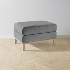 The Ludlow Ottoman - Performance Mélange Weave Night