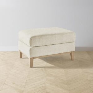 The Ludlow Ottoman - Performance Mélange Weave Shell