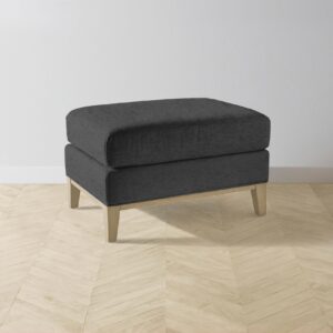 The Ludlow Ottoman - Performance Tweed Char