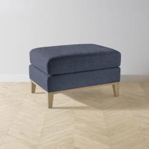 The Ludlow Ottoman - Performance Tweed Denim