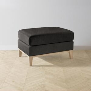 The Ludlow Ottoman - Tuscan Leather Seal