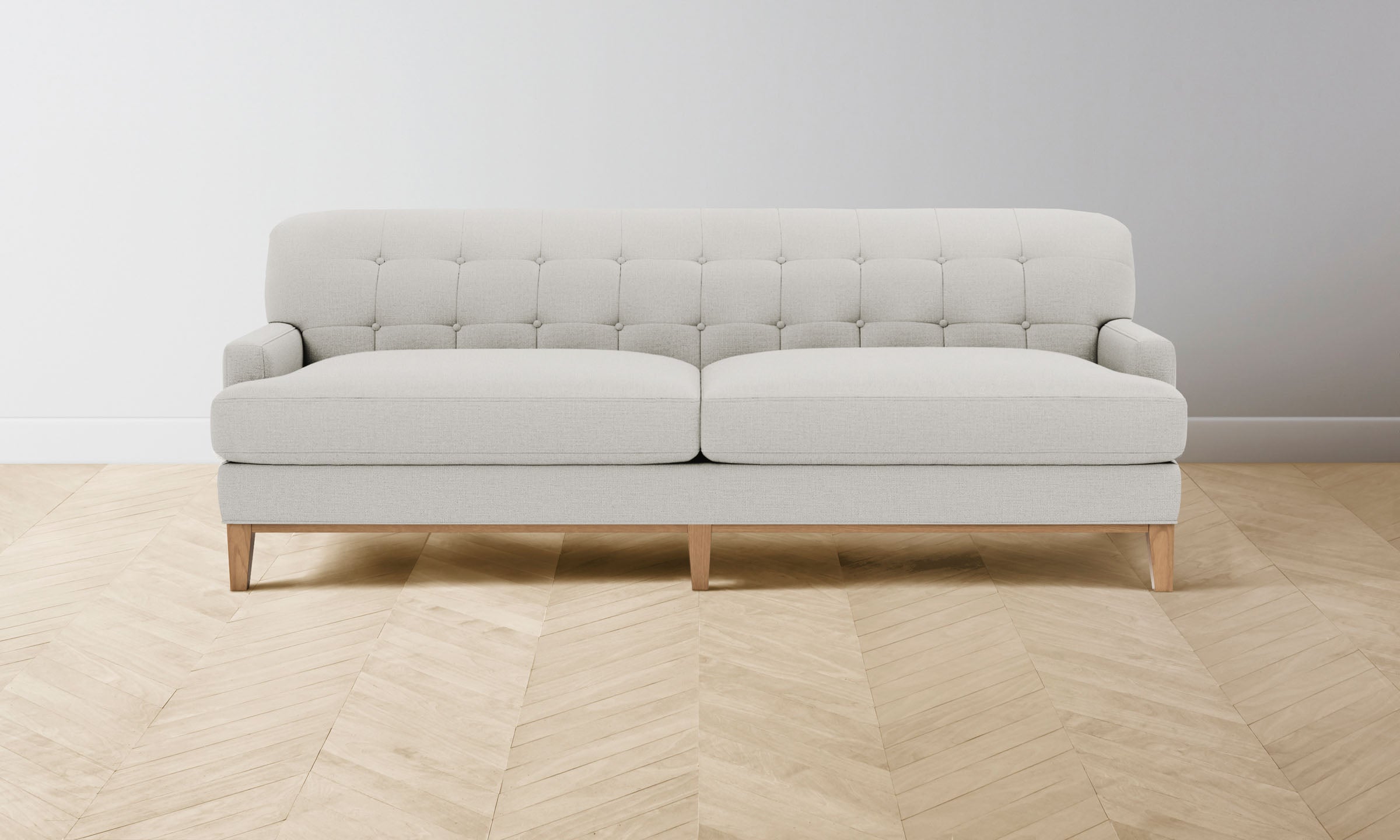 The Ludlow Sofa - Italian Brushed Wool Vanilla