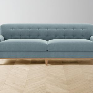 ludlow-sofa_mohair-slate-blue_pecan2.0.jpg The Ludlow Sofa - Mohair Slate Blue