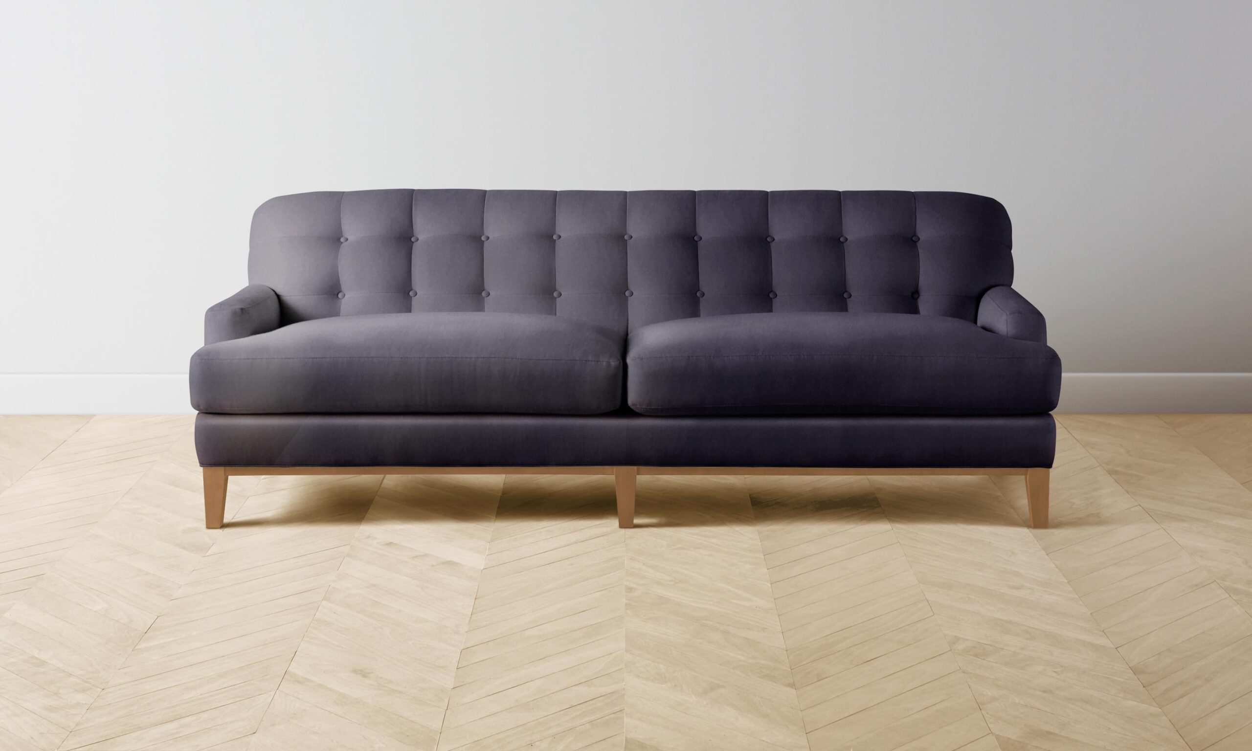 The Ludlow Sofa - Performance Velvet Flannel