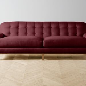 The Ludlow Sofa - Performance Velvet Merlot