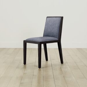 The Madison Dining Chair - Heritage Belgian Linen Lake