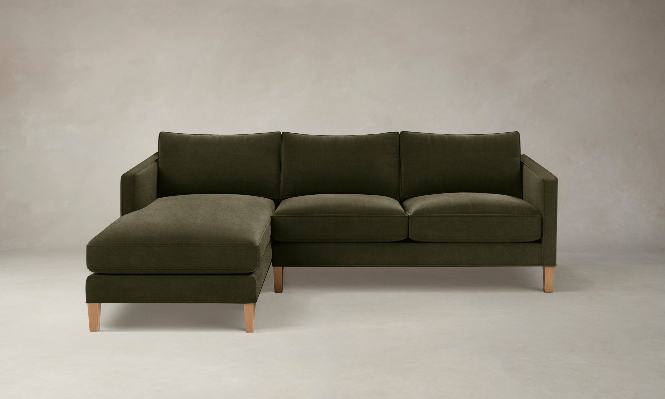 The Crosby Sectional - Performance Velvet Olive